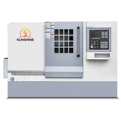 Sabit İşleme İçin Sert Yataklı CNC Eğimli Torna